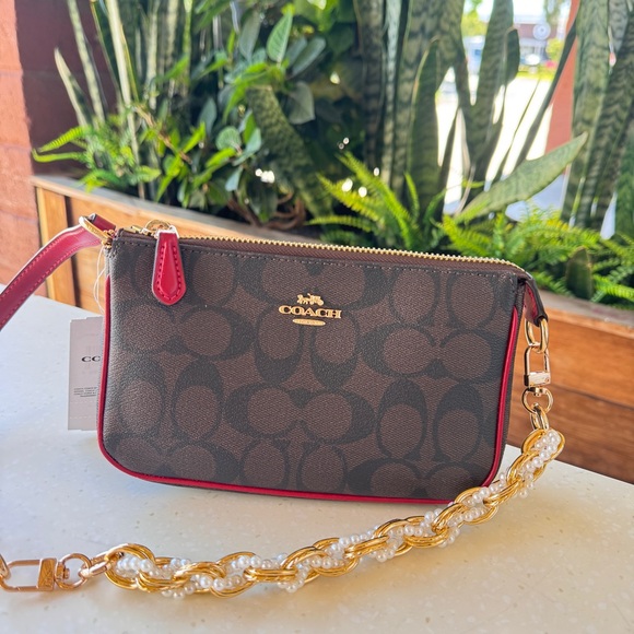 coach Nolita 19 In Signature Canvas c3308 with Pearl extender - Picture 4 of 6